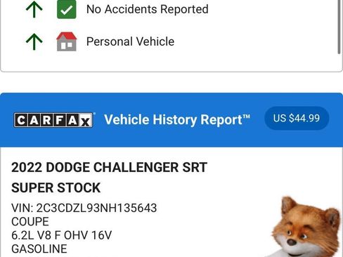 Used 2022 Dodge Challenger SRT Super Stock image 4