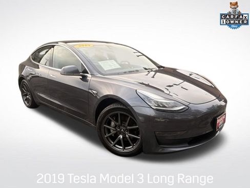 Used 2019 Tesla Model 3 Long Range AWD/4WD image 1