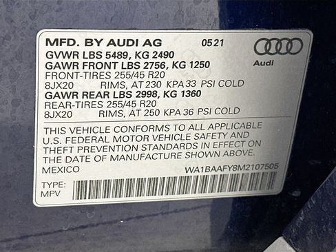 Used 2021 Audi Q5 2.0T Premium Plus w/ Premium Plus Package AWD/4WD image 33