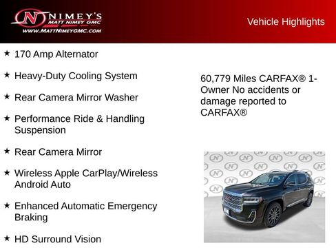 Used 2022 GMC Acadia Denali w/ Black Diamond Edition AWD/4WD image 15