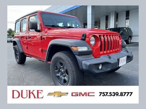 Used 2022 Jeep Wrangler Unlimited Sport AWD/4WD image 1