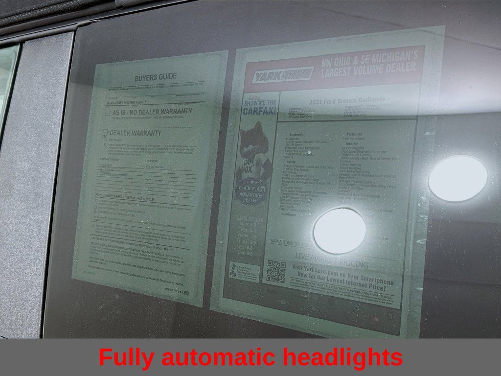 Used 2021 Ford Bronco Badlands AWD/4WD image 14