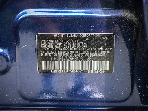 Used 2019 Subaru WRX STI w/ Popular Package #3 (IZT) AWD/4WD image 19