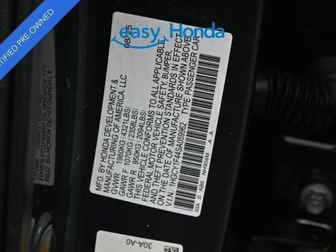 Certified 2025 Honda Accord SE image 18