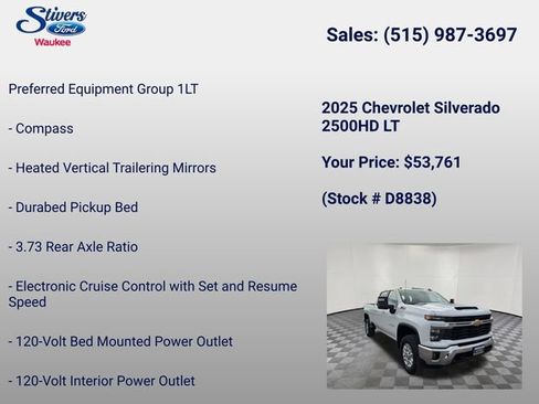 Used 2025 Chevrolet Silverado 2500 LT image 20