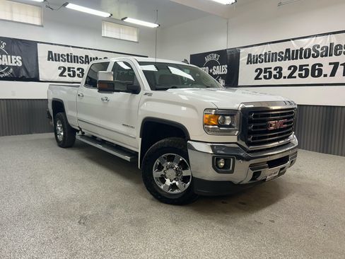 Used 2016 GMC Sierra 3500 SLT w/ Duramax Plus Package AWD/4WD image 1