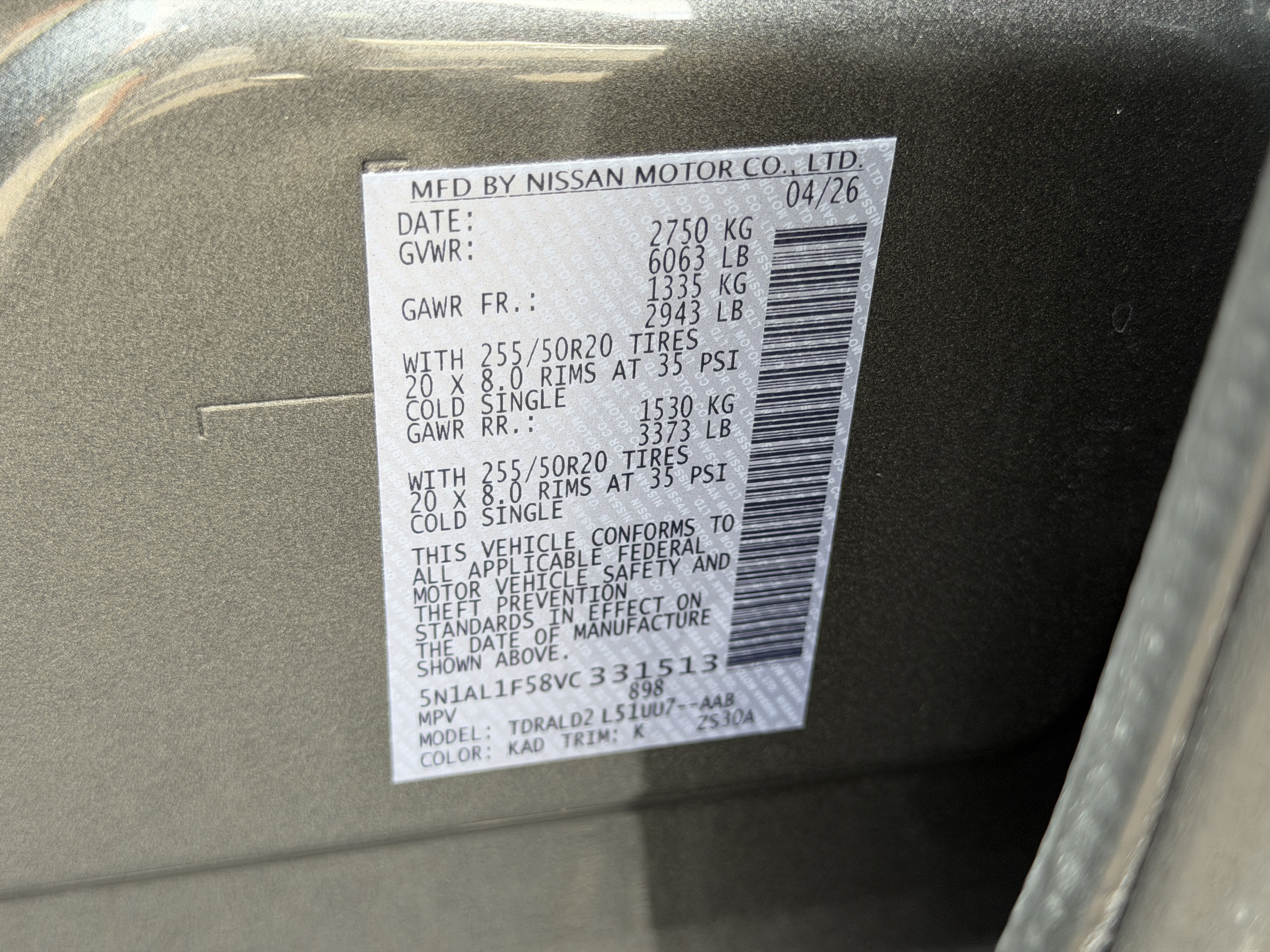 Certified 2027 INFINITI QX60 Luxe w/ Cargo Package FWD image 38