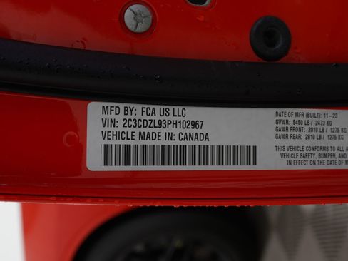 Used 2023 Dodge Challenger SRT Hellcat Redeye RWD image 30