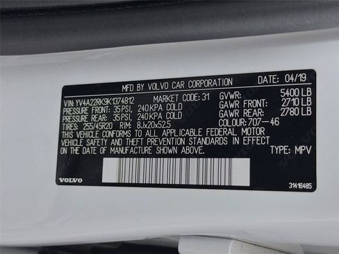 Used 2019 Volvo XC60 T6 Momentum w/ Premium Package AWD/4WD image 40
