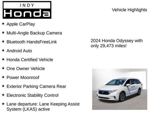 Certified 2024 Honda Odyssey EX-L image 7