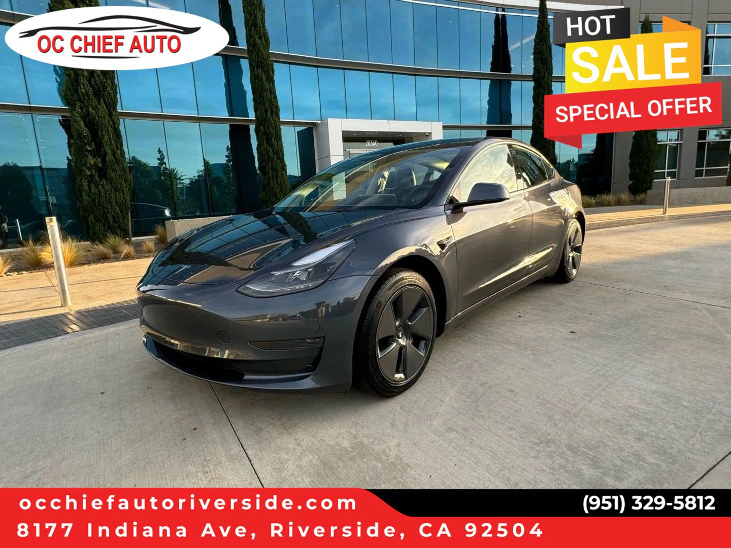 Used 2021 Tesla Model 3 Standard Range Plus RWD image 1