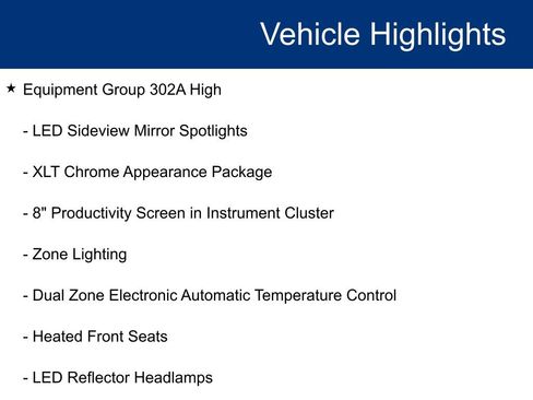 Certified 2023 Ford F150 XLT w/ Equipment Group 302A High image 24