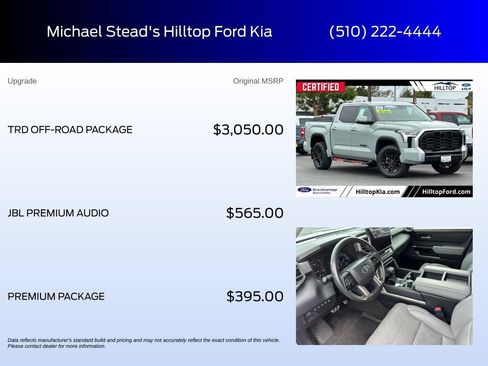 Used 2023 Toyota Tundra Limited w/ TRD Off-Road Package AWD/4WD image 6