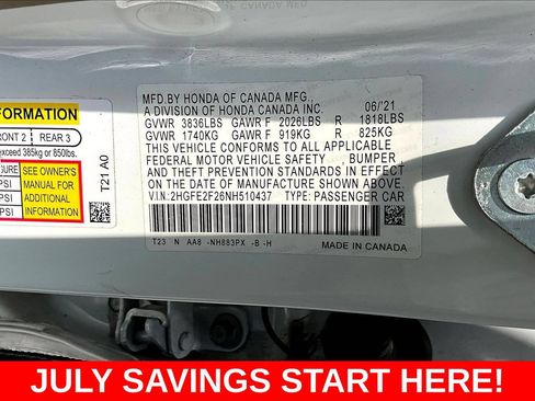 Used 2022 Honda Civic LX image 18
