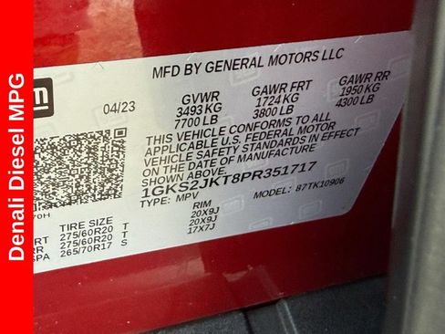 Used 2023 GMC Yukon XL Denali AWD/4WD image 33