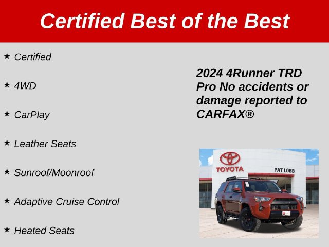 Certified 2024 Toyota 4Runner TRD Pro AWD/4WD image 39