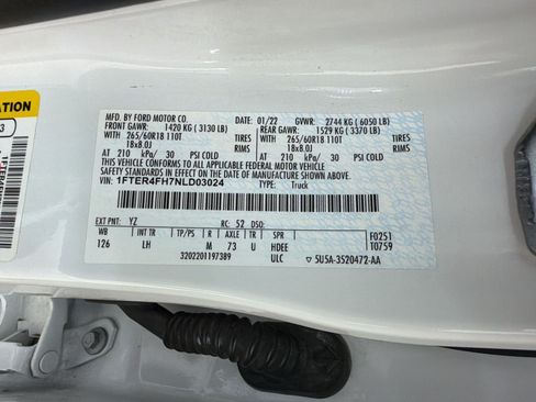Used 2022 Ford Ranger XLT w/ Equipment Group 301A Mid AWD/4WD image 24