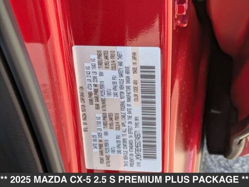 New 2025 MAZDA CX-5 AWD 2.5 S w/ Premium Plus Pkg image 15