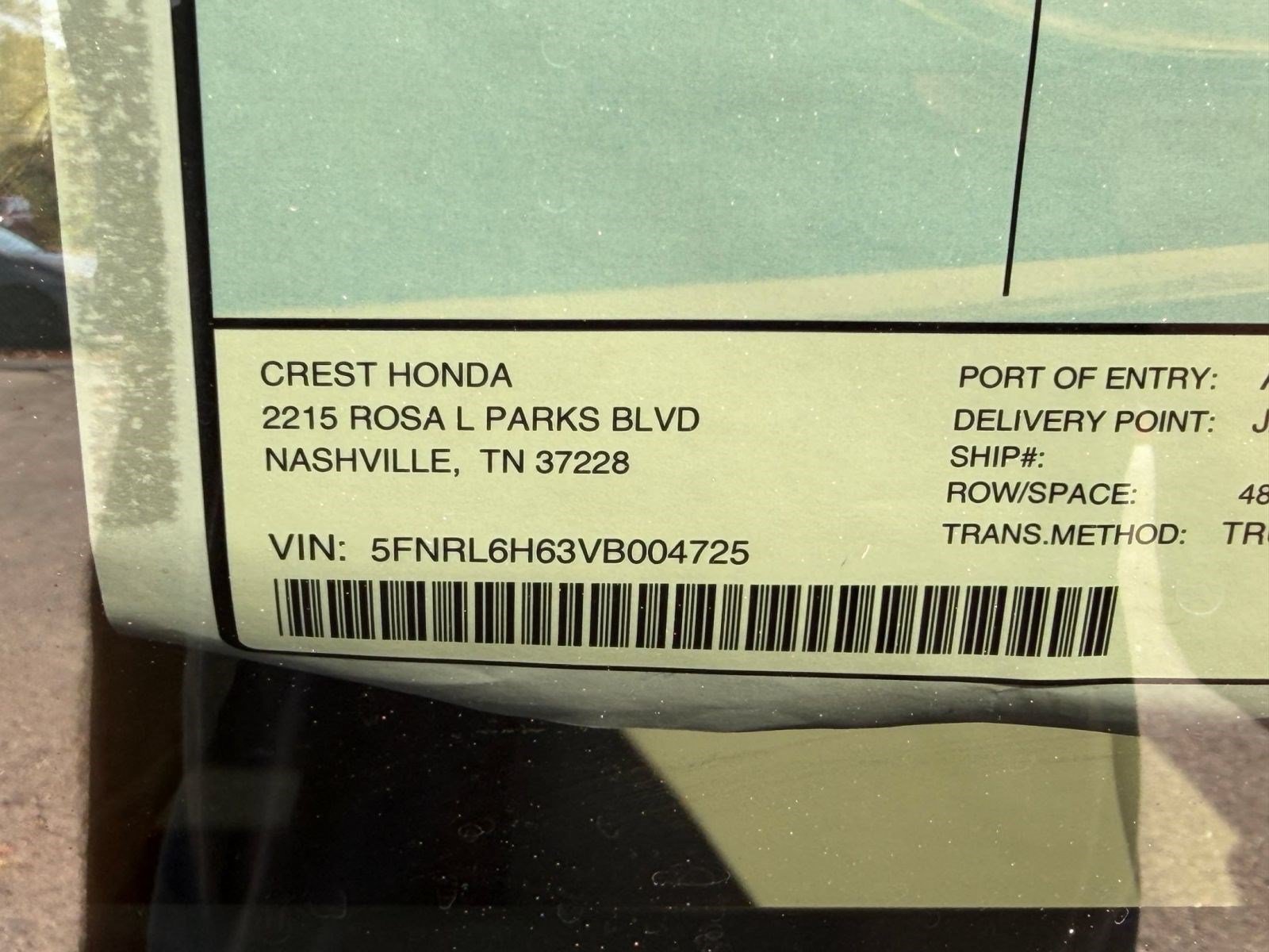 New 2027 Honda Odyssey EX-L image 23