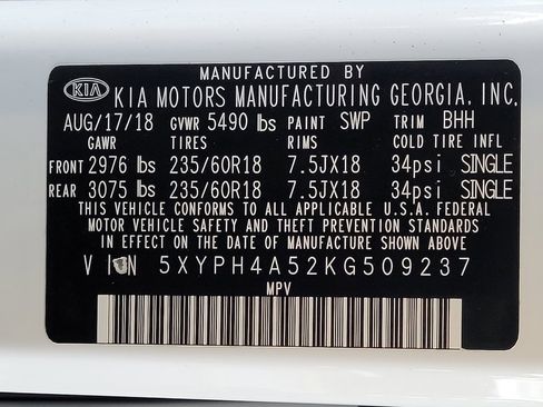 Used 2019 Kia Sorento EX FWD image 33