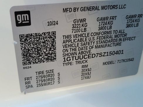 Used 2025 GMC Sierra 1500 Elevation w/ X31 Off-Road Package AWD/4WD image 30