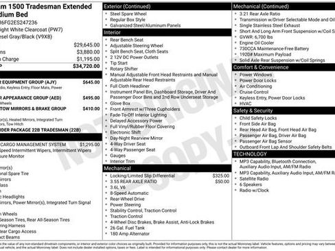 Used 2014 RAM 1500 Tradesman w/ Popular Equipment Group RWD image 21