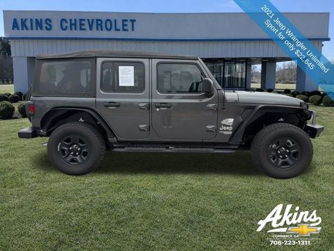 Used 2021 Jeep Wrangler Unlimited Sport image 4