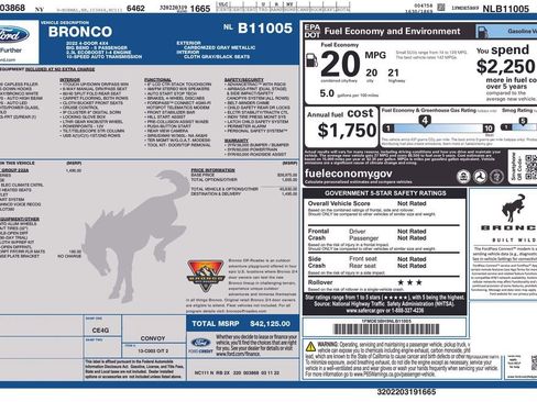Used 2022 Ford Bronco Big Bend AWD/4WD image 11