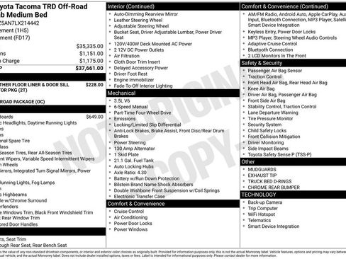 Used 2020 Toyota Tacoma TRD Off-Road image 33