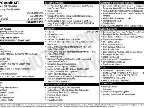 Certified 2023 GMC Acadia SLT image 7