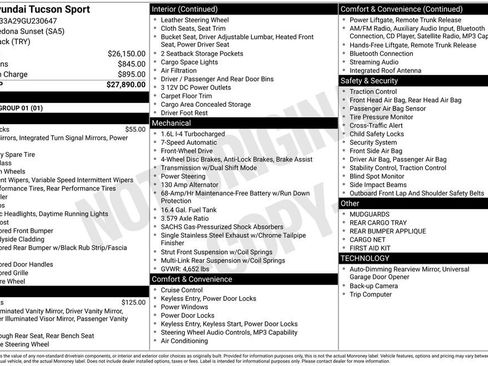 Used 2016 Hyundai Tucson Sport FWD image 23