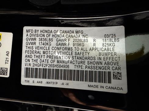 Used 2025 Honda Civic LX image 17