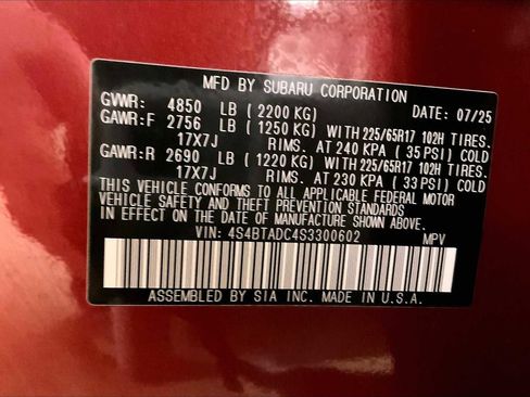 Certified 2025 Subaru Outback Premium image 32