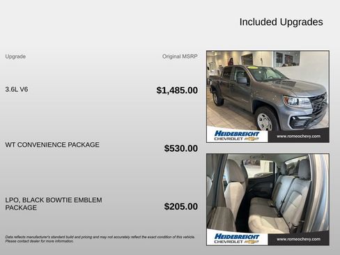 Used 2022 Chevrolet Colorado W/T w/ WT Convenience Package image 4