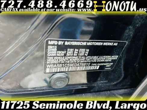 Used 2014 BMW 535i Sedan RWD image 37