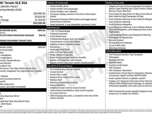 Used 2023 GMC Terrain SLE w/ Elevation Edition FWD image 2