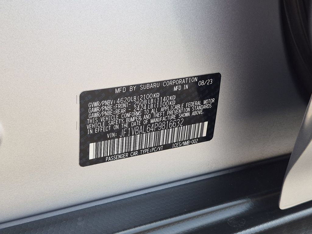 Used 2023 Subaru WRX Limited AWD/4WD image 35