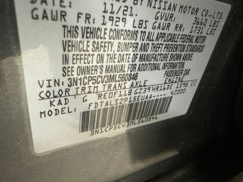 Used 2021 Nissan Kicks SV w/ Interior Electronics Package FWD image 37