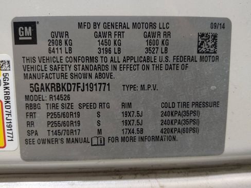 Used 2015 Buick Enclave Leather w/ Trailering Package FWD image 33