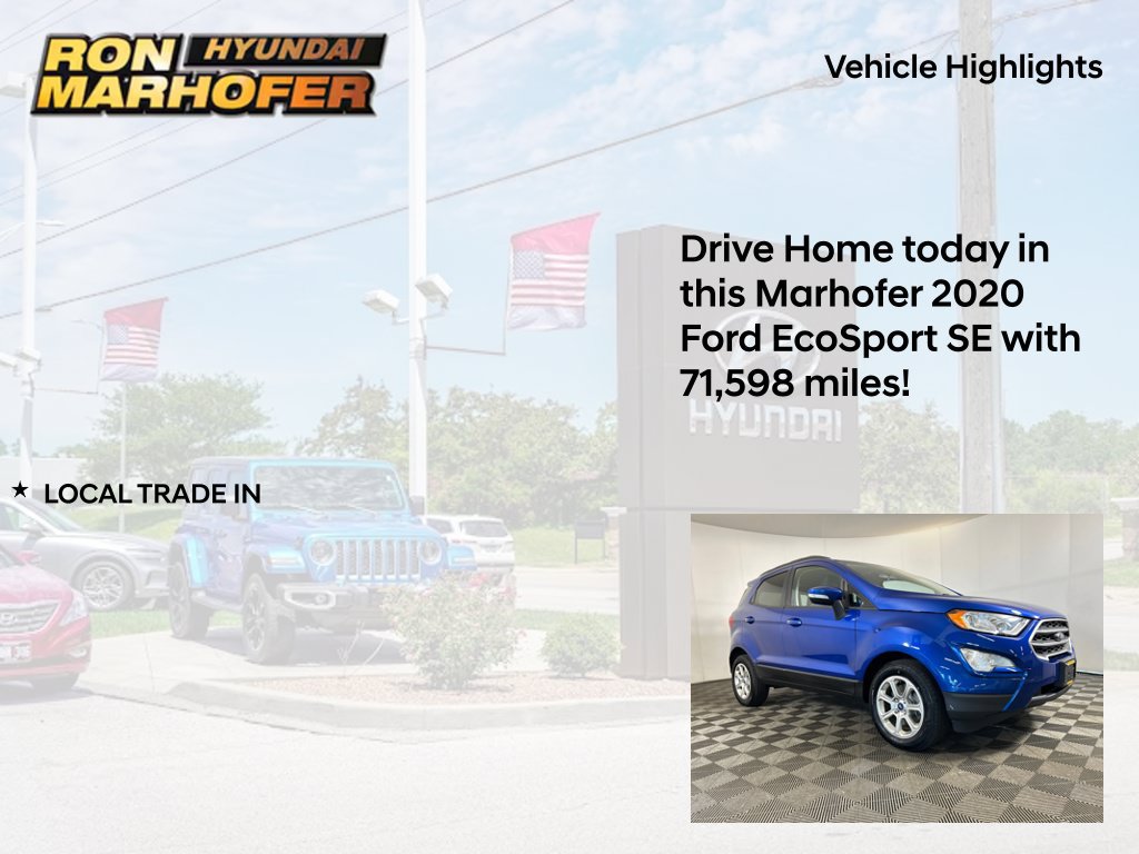 Used 2020 Ford EcoSport SE FWD image 14