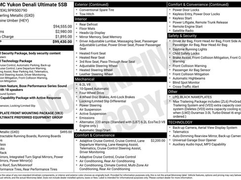 Used 2023 GMC Yukon Denali Ultimate image 33