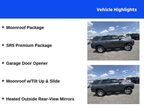Used 2023 Toyota 4Runner SR5 Premium w/ Moonroof Package RWD image 8