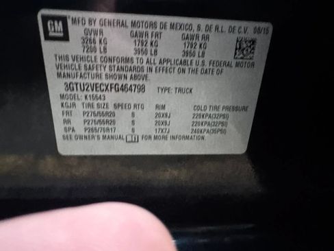 Used 2015 GMC Sierra 1500 SLT AWD/4WD image 11