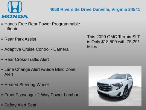 Used 2020 GMC Terrain SLT w/ Preferred Package FWD image 22