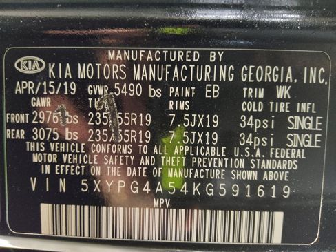 Used 2019 Kia Sorento S FWD image 33