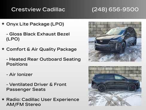 Used 2022 Cadillac XT6 Sport w/ LPO, Onyx Lite Package image 18