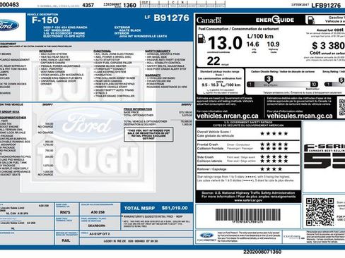 Used 2020 Ford F150 King Ranch w/ Technology Package AWD/4WD image 3