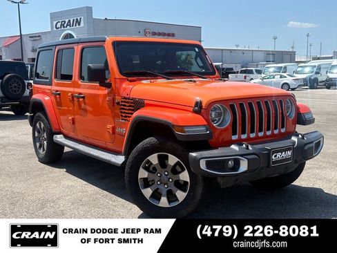 Used 2018 Jeep Wrangler Unlimited Sahara AWD/4WD image 1