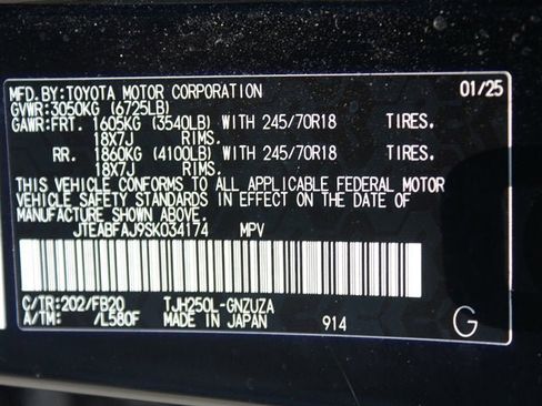 Used 2025 Toyota Land Cruiser 1958 AWD/4WD image 26