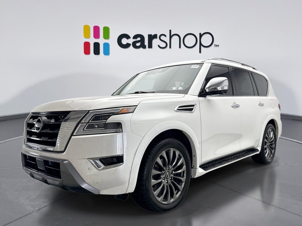 Used 2023 Nissan Armada Platinum w/ Captain's Chairs Package AWD/4WD image 1
